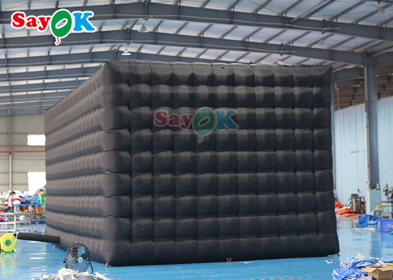 दूरस्थ नियंत्रक के साथ एलईडी लाइट क्यूब inflatable Marquee तम्बू inflatable घर तम्बू