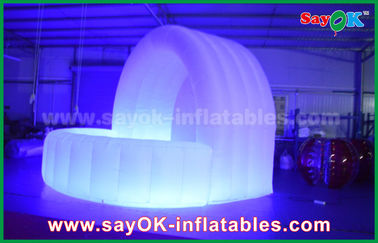 नाइट क्लब बार टेंट वाटरप्रूफ ऑक्सफोर्ड कपड़े inflatable टेंट गुंबद एलईडी प्रकाश व्यवस्था के लिए बार काउंटर