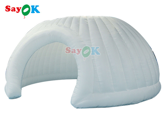 आउटडोर पीवीसी ऑक्सफोर्ड inflatable परिवार तम्बू पैनोरमा गुंबद सफेद शादी inflatable Marquee तम्बू