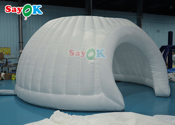आउटडोर पीवीसी ऑक्सफोर्ड inflatable परिवार तम्बू पैनोरमा गुंबद सफेद शादी inflatable Marquee तम्बू