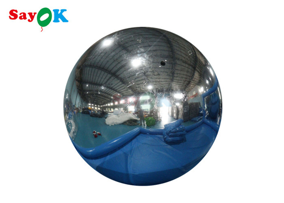 स्वर्ण दर्पण गेंद कस्टम बड़े पीवीसी चांदी inflatable दर्पण गेंद विशाल सजावटी दर्पण क्षेत्र
