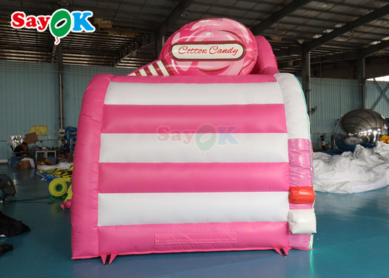 आउटडोर जाओ एयर टेंट inflatable एयर टेंट खाद्य ट्रक कपास कैंडी थीम कियोस्क
