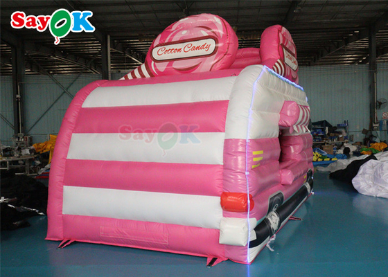 आउटडोर जाओ एयर टेंट inflatable एयर टेंट खाद्य ट्रक कपास कैंडी थीम कियोस्क