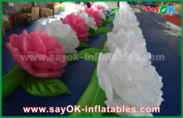 शादी की सजावट के लिए रंग बदलें एलईडी inflatable फूल श्रृंखला