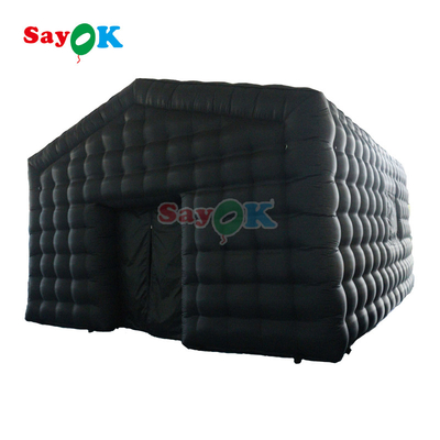 पोर्टेबल एलईडी डिस्को लाइटिंग मोबाइल नाइट क्लब टेंट Inflatable Cube Party Tent Inflatable Nightclub For Rent