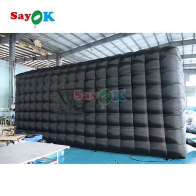 पोर्टेबल एलईडी डिस्को लाइटिंग मोबाइल नाइट क्लब टेंट Inflatable Cube Party Tent Inflatable Nightclub For Rent