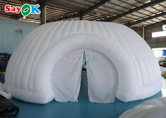 विज्ञापन inflatable Marquee Tent पैनोरमा गुंबद inflatable सफेद शादी के तम्बू inflatable