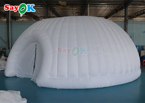 विज्ञापन inflatable Marquee Tent पैनोरमा गुंबद inflatable सफेद शादी के तम्बू inflatable