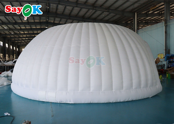 विज्ञापन inflatable Marquee Tent पैनोरमा गुंबद inflatable सफेद शादी के तम्बू inflatable