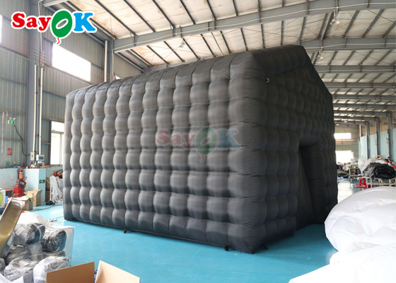 ब्लैक एलईडी म्यूजिक बार मोबाइल नाइट क्लब टेंट कमर्शियल inflatable नाइट क्लब विथ डिस्को लाइट inflatable नाइट क्लब फॉर रेन