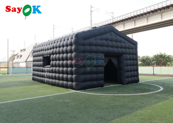 ब्लैक डिस्को inflatable लाइट मोबाइल नाइट क्लब टेंट पोर्टेबल पार्टी एलईडी लाइटिंग के लिए inflatable नाइट क्लब किराए पर