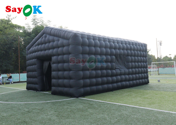 ब्लैक डिस्को inflatable लाइट मोबाइल नाइट क्लब टेंट पोर्टेबल पार्टी एलईडी लाइटिंग के लिए inflatable नाइट क्लब किराए पर