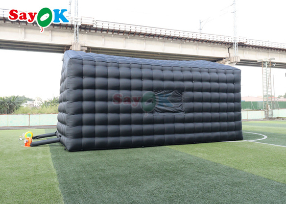 ब्लैक डिस्को inflatable लाइट मोबाइल नाइट क्लब टेंट पोर्टेबल पार्टी एलईडी लाइटिंग के लिए inflatable नाइट क्लब किराए पर