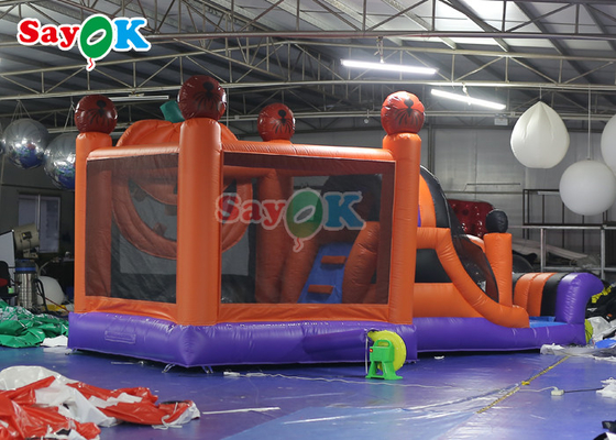 पार्टी के लिए स्लाइड के साथ कद्दू हेलोवीन inflatable उछाल महल inflatable combos