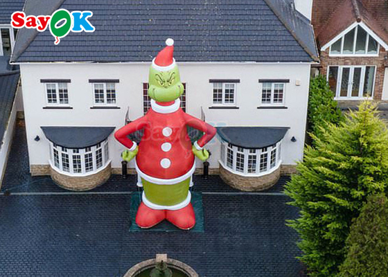विज्ञापन inflatable ग्रिंच 9m 30ft बड़ा सांता क्रिसमस सजावट कार्टून