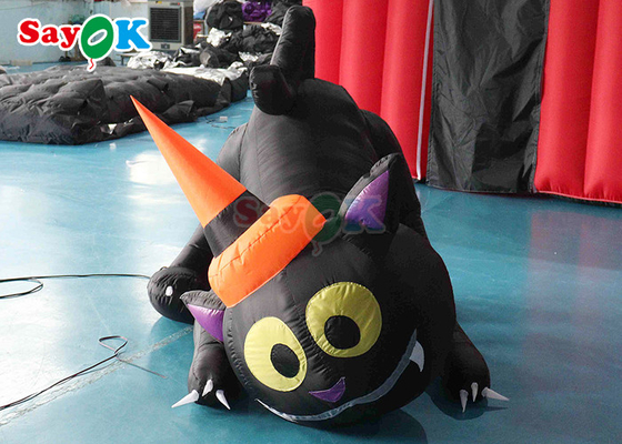 हेलोवीन कार्टून पशु मॉडल inflatable काले बिल्ली हेलोवीन यार्ड सजावट