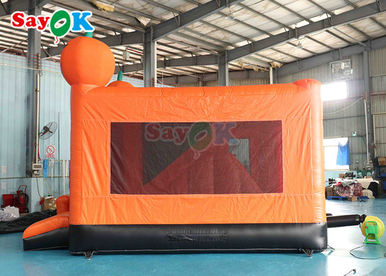 वाणिज्यिक प्रेतवाधित हेलोवीन inflatable उछाल घर महल स्लाइड 15.7x15.7x16.4ft