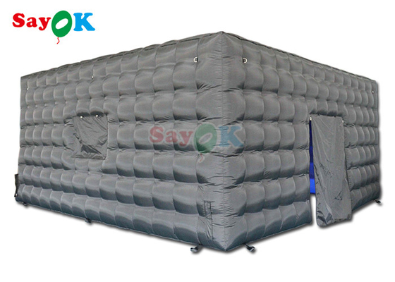 एयरप्रूफ inflatable नाइट क्लब घन शादी मोबाइल पार्टी टेंट 6x6x3mH inflatable एयर टेंट