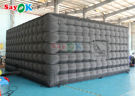 एयरप्रूफ inflatable नाइट क्लब घन शादी मोबाइल पार्टी टेंट 6x6x3mH inflatable एयर टेंट