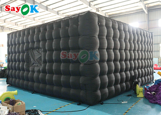 एयरप्रूफ inflatable नाइट क्लब घन शादी मोबाइल पार्टी टेंट 6x6x3mH inflatable एयर टेंट