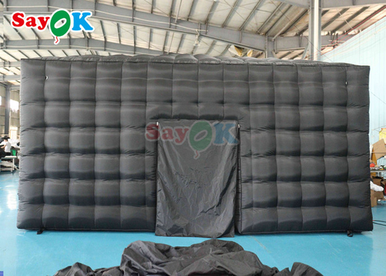 पोर्टेबल Inflatable Cube Tent Lounge Party Nightclub House Disco Tent For Inflatable Nightclub Rental पोर्टेबल inflatable cube tent लाउंज पार्टी नाइट क्लब हाउस डिस्को टेंट के लिए