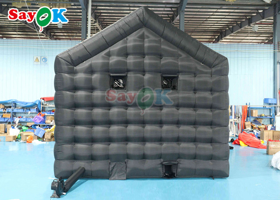 ब्लैक पार्टी Inflatable Cube Tent Inflatable Nightclub With Disco And Laser Light For Inflatable Nightclub Rental ब्लैक पार्टी के लिए inflatable क्यूब टेंट Inflatable नाइट क्लब के लिए डिस्को और लेजर लाइट के साथ inflatable नाइट क्लब किराए पर