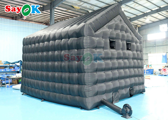 बैकयार्ड पार्टी डिस्को लाइट के साथ inflatable नाइट क्लब टेंट फ्लाप अप नाइट क्लब Inflatable नाइट क्लब किराए के लिए
