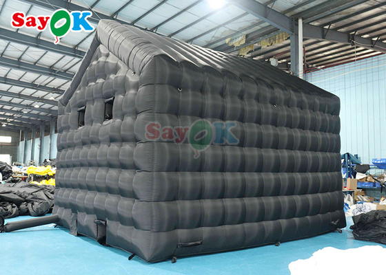 बैकयार्ड पार्टी डिस्को लाइट के साथ inflatable नाइट क्लब टेंट फ्लाप अप नाइट क्लब Inflatable नाइट क्लब किराए के लिए