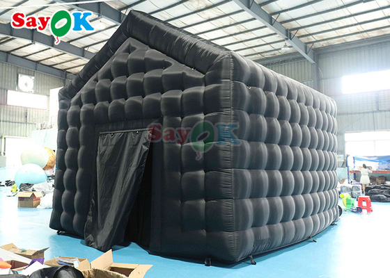 बैकयार्ड पार्टी डिस्को लाइट के साथ inflatable नाइट क्लब टेंट फ्लाप अप नाइट क्लब Inflatable नाइट क्लब किराए के लिए