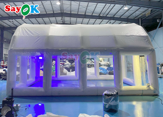 पीवीसी inflatable स्विमिंग पूल संलग्नक जमीन के ऊपर सर्दियों गुंबद पूल कवर