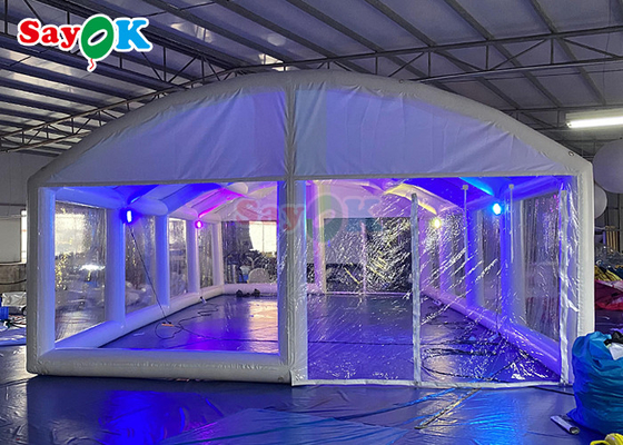 वायुरोधी inflatable पूल कवर पारदर्शी inflatable स्विमिंग पूल बुलबुला तम्बू