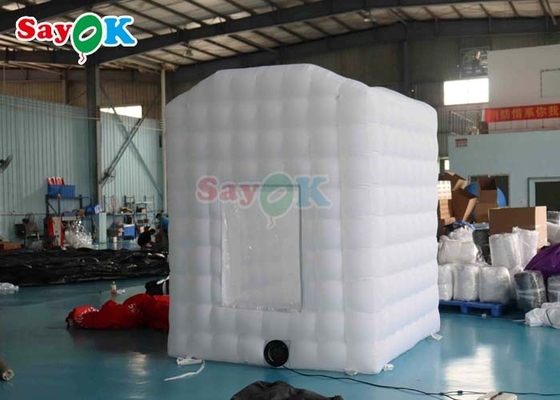 सफेद inflatable हवा तम्बू पोर्टेबल हल्के आउटडोर inflatable घर गुंबद तम्बू योग के लिए
