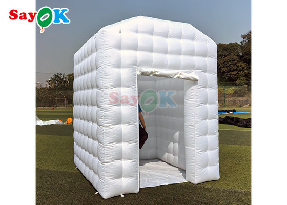 घर के लिए सफेद inflatable गर्म योग गुंबद तम्बू पोर्टेबल व्यक्तिगत योग कक्ष