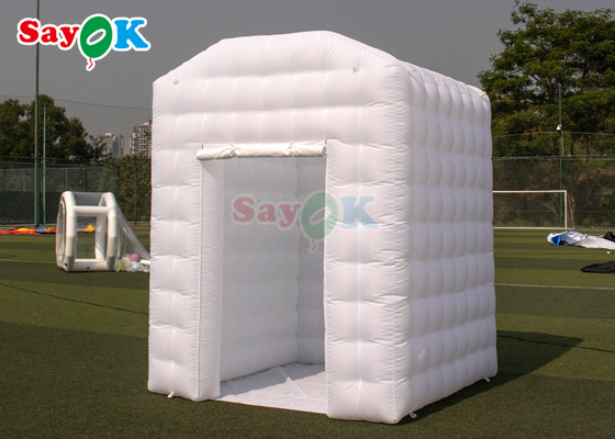 घर के लिए सफेद inflatable गर्म योग गुंबद तम्बू पोर्टेबल व्यक्तिगत योग कक्ष