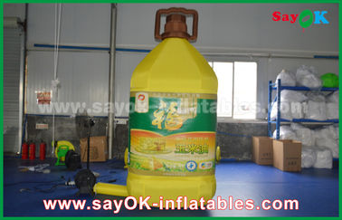 मकई तेल वाणिज्यिक विज्ञापन के लिए 3 एमएच Inflatable बोतल कस्टम Inflatable उत्पाद