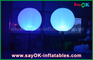 विज्ञापन / संवर्धन के लिए 1.5 मीटर खड़े गुब्बारे Inflatable प्रकाश सजावट