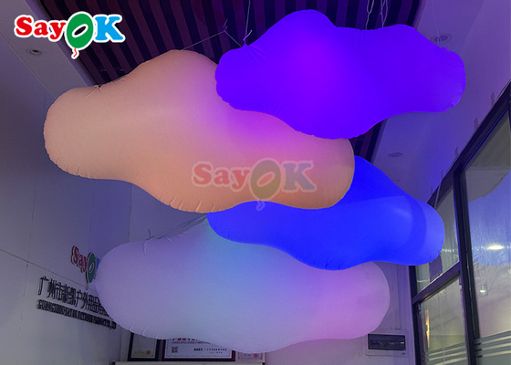 विशाल घटनाएं विज्ञापन के लिए फुलाया जा सकता बादल के आकार का गुब्बारा 2 मीटर 2.5 मीटर 3 मीटर