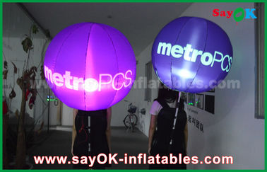 परिवर्तनीय एलईडी लाइट्स बैकपैक गुब्बारा Inflatable लाइट सजावट Rental व्यापार