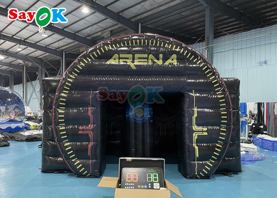 मजेदार Inflatable IPS खेल खेल Inflatable इंटरएक्टिव सेंटर लाइट बैटल के साथ खेल प्रणाली Arena तम्बू