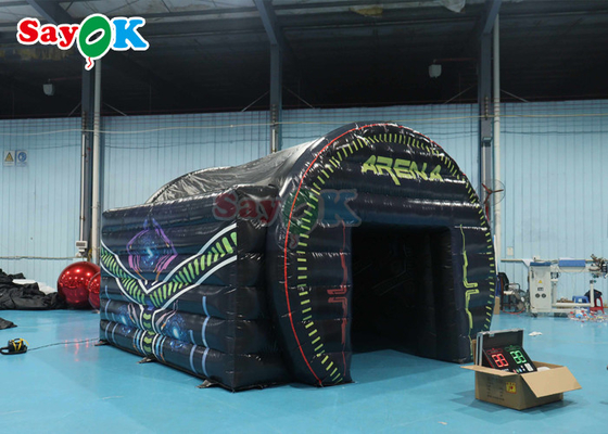 मजेदार Inflatable IPS खेल खेल Inflatable इंटरएक्टिव सेंटर लाइट बैटल के साथ खेल प्रणाली Arena तम्बू
