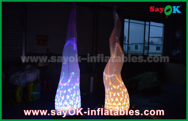सजावट / लाइट्स फेस्टिवल के लिए लोगो प्रिंटिंग के साथ Inflatable जादुई प्रकाश पेड़