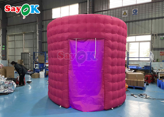 प्रकाश प्रतिस्थापन के साथ 360 inflatable फोटो बूथ कस्टम मशीन प्रदर्शन पार्टी शादी