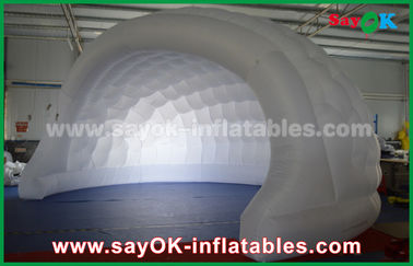 गुंबद inflatable तम्बू 210D ऑक्सफोर्ड कपड़े inflatable घटना / एलईडी प्रकाश व्यवस्था के लिए हवा तम्बू inflatable लॉन तम्बू