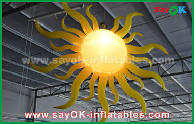 आग - सबूत Inflatable प्रकाश सजावट, नायलॉन कपड़ा एलईडी प्रकाश गेंद