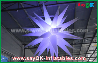 1.5 मीटर 1 9 0 डी नायलॉन विज्ञापन Inflatable प्रकाश सजावट, एलईडी लाइट के साथ Inflatable स्टार