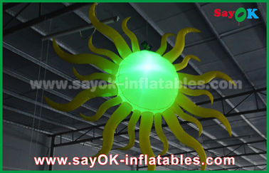 आग - सबूत Inflatable प्रकाश सजावट, नायलॉन कपड़ा एलईडी प्रकाश गेंद