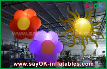 क्लब बार, पार्टी के लिए ऑक्सफोर्ड कपड़ा Inflatable प्रकाश सजावट / प्रकाश Inflatable फूल