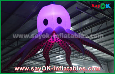 सजावट या पार्टी के लिए विशाल सागर पशु प्रकाश ऑक्टोपस / डेविलफिश Inflatable प्रकाश
