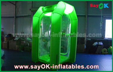 संवर्धन / विज्ञापन / मनोरंजन के लिए टिकाऊ Inflatable फोटो बूथ मनी बूथ बॉक्स मशीन