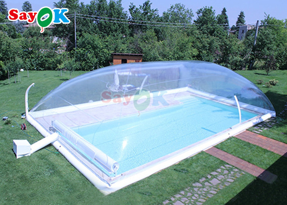 कस्टम स्विमिंग पूल कवर पारदर्शी inflatable पूल टेंट सर्दियों स्विमिंग पूल बुलबुला टेंट